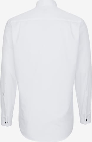 Coupe regular Chemise business 'Modern' SEIDENSTICKER en blanc