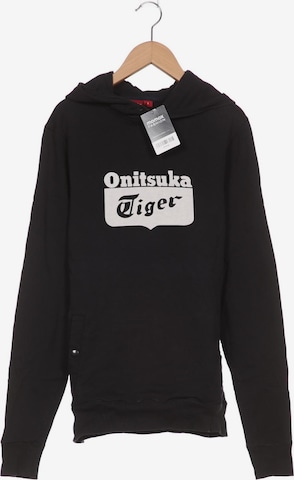 Onitsuka Tiger Sweatshirt & Zip-Up Hoodie in S in Black: front