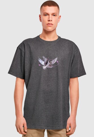 Maglietta ' Vive la Liberte' di Mister Tee in grigio: frontale