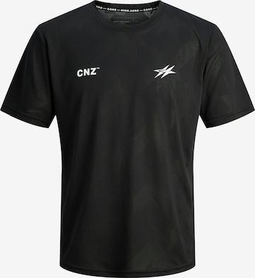 JACK & JONES Shirt 'JCOCNZ PARIS' in Black: front