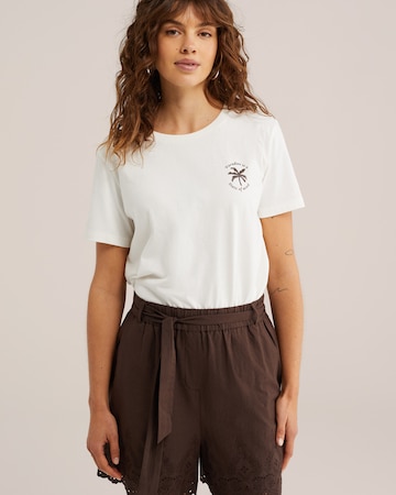 WE Fashion Majica | bež barva