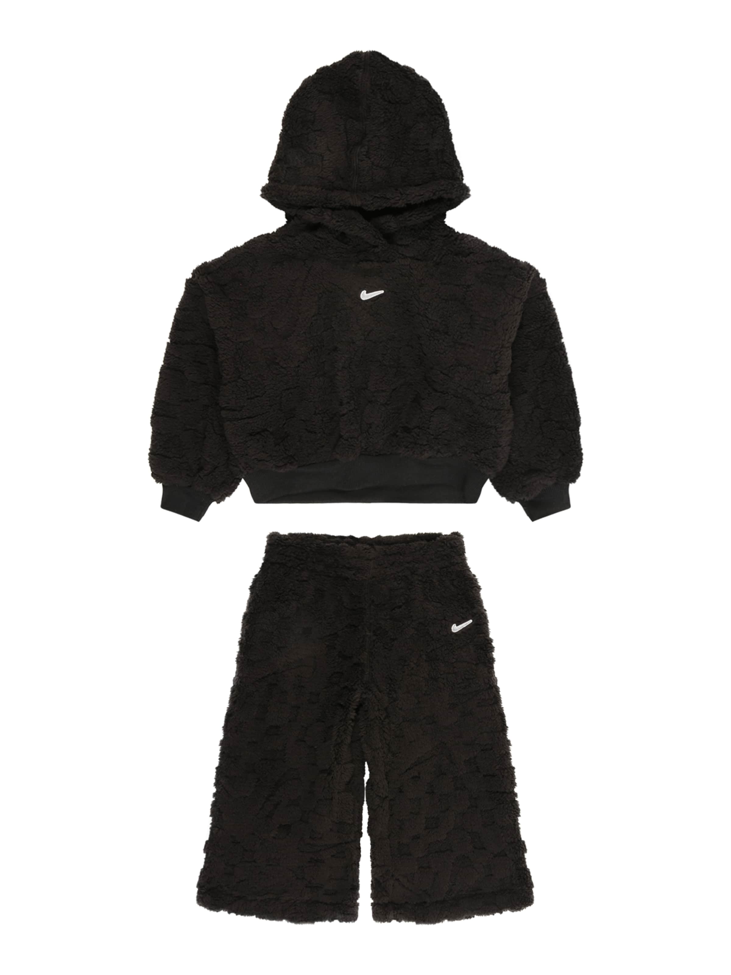 Nike Sportswear Облекло за бягане в черно: отпред