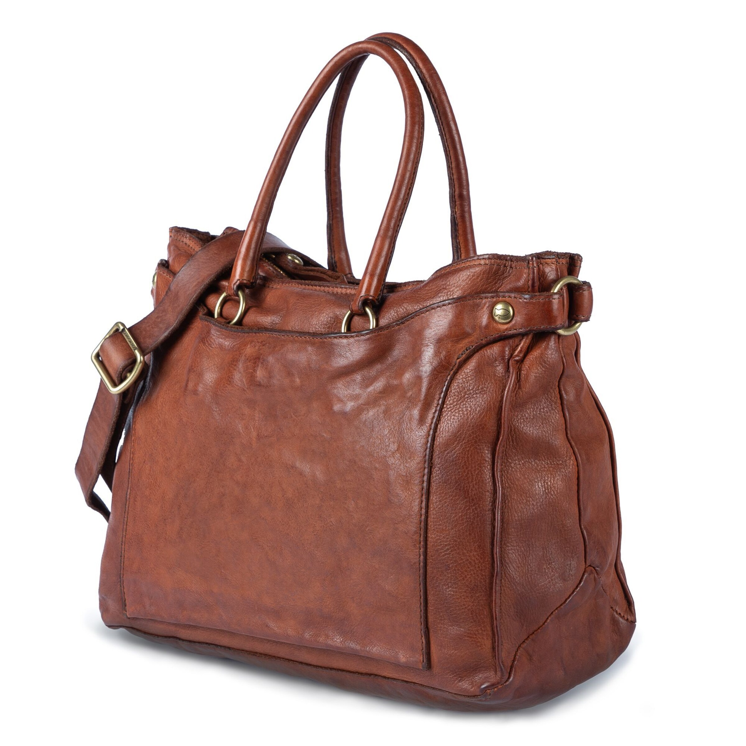 Campomaggi Handtas 'Mogano' in Bruin