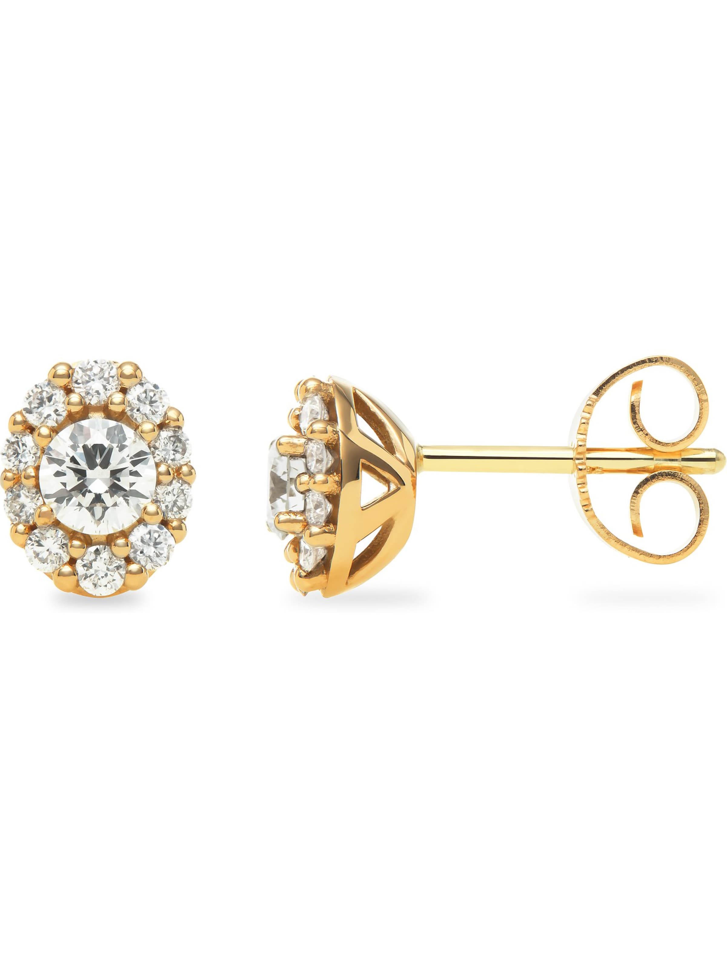 CHRIST Earrings in Yellow