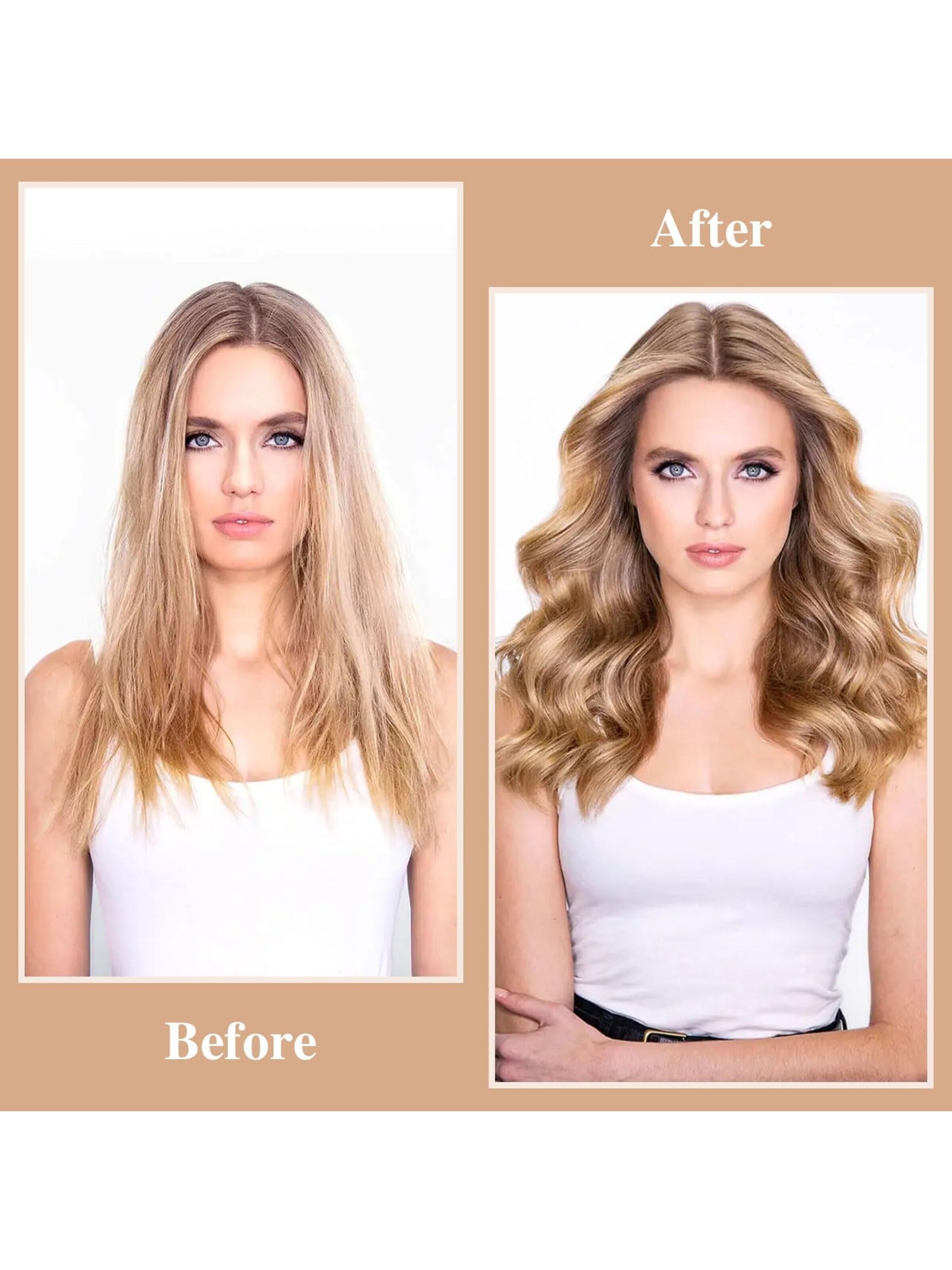 soho Hair accesoires Biżuteria do włosów 'Heatless Hair Curlers Overnight - Brown' w kolorze mieszane kolory