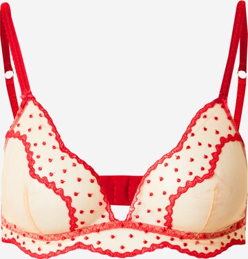 ETAM Triangle Bra 'EMERVEILLEE' in Red: front