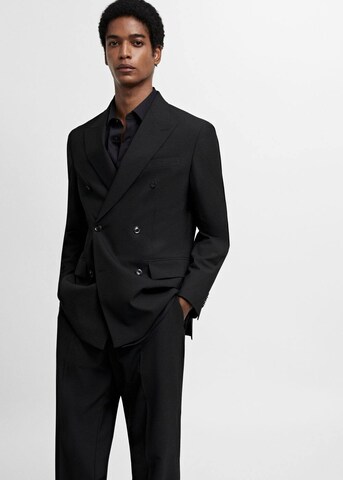 MANGO MAN Regular fit Suit Jacket 'boston' in Black: front