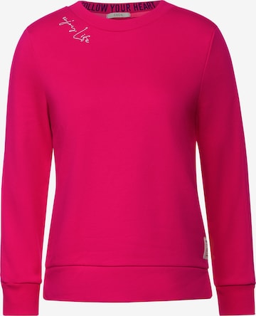 CECIL Sweatshirt in Pink: predná strana