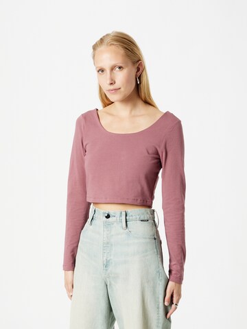 ABOUT YOU Shirt 'Ashley' in Roze: voorkant