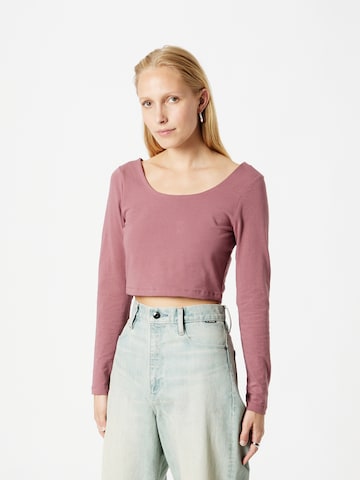 ABOUT YOU Shirt 'Ashley' in Roze: voorkant