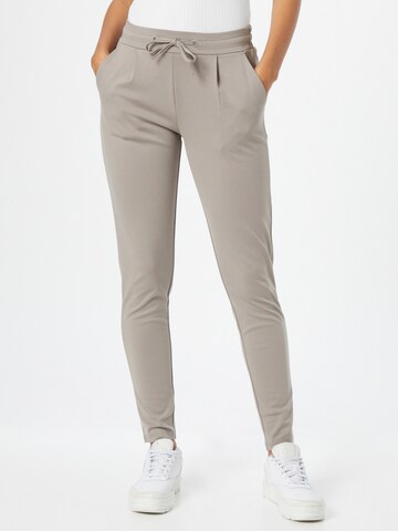 ICHI Tapered Broek 'Kate' in Beige: voorkant