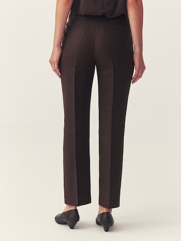 TATUUM Обычный Плиссированные брюки 'Lanka' в Коричневый