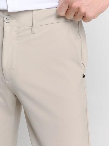 Regular Pantalon chino No Excess en beige