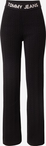 Tommy Jeans Normalny krój Spodnie w kolorze czarny: przód