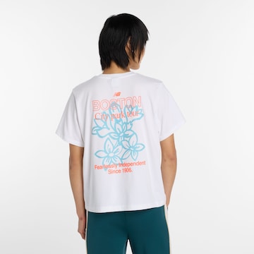 new balance T-Shirt 'Boston City' in Weiß: Vorderseite