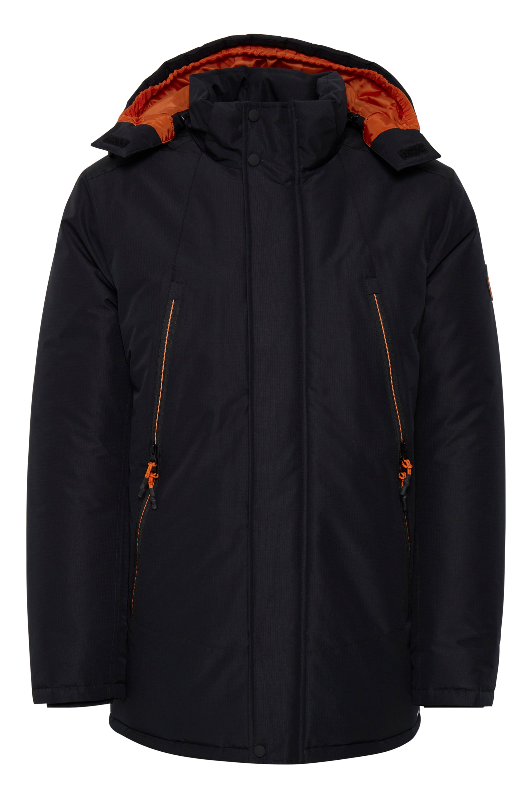 FQ1924 Winter jacket 'Abbe' in Black: front