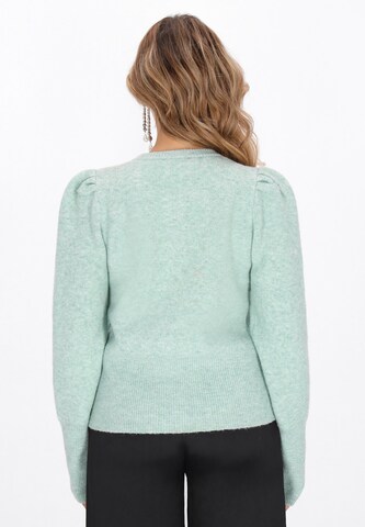 faina Knit cardigan in Green