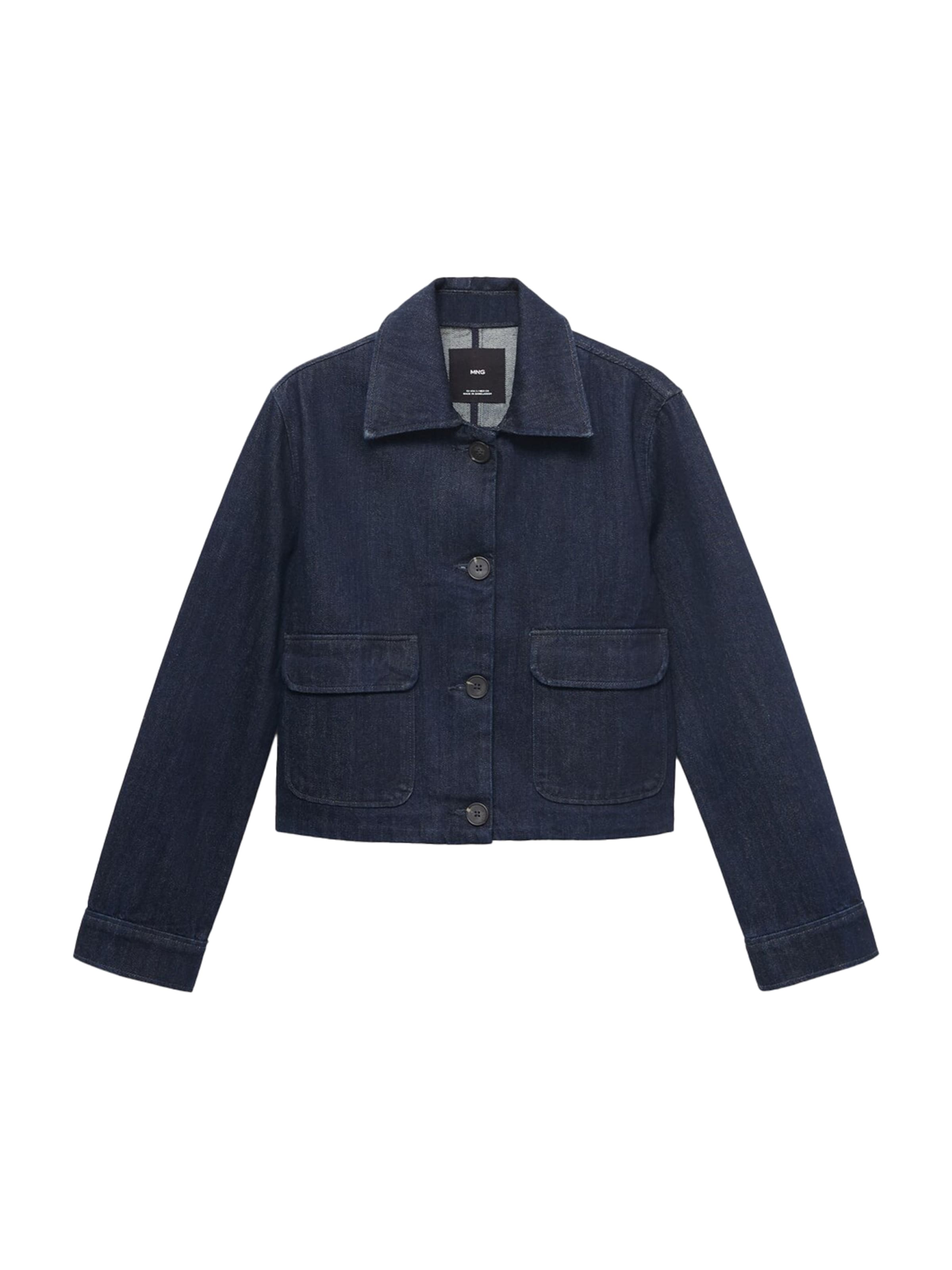 MANGO Jacke 'Sabri' in Blau: Vorderseite