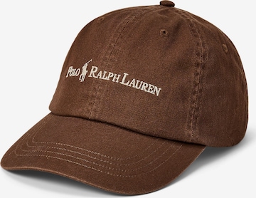 Șapcă de la Polo Ralph Lauren pe maro: față