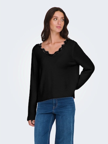 ONLY Pullover 'ONLZALA' in Schwarz: Vorderseite