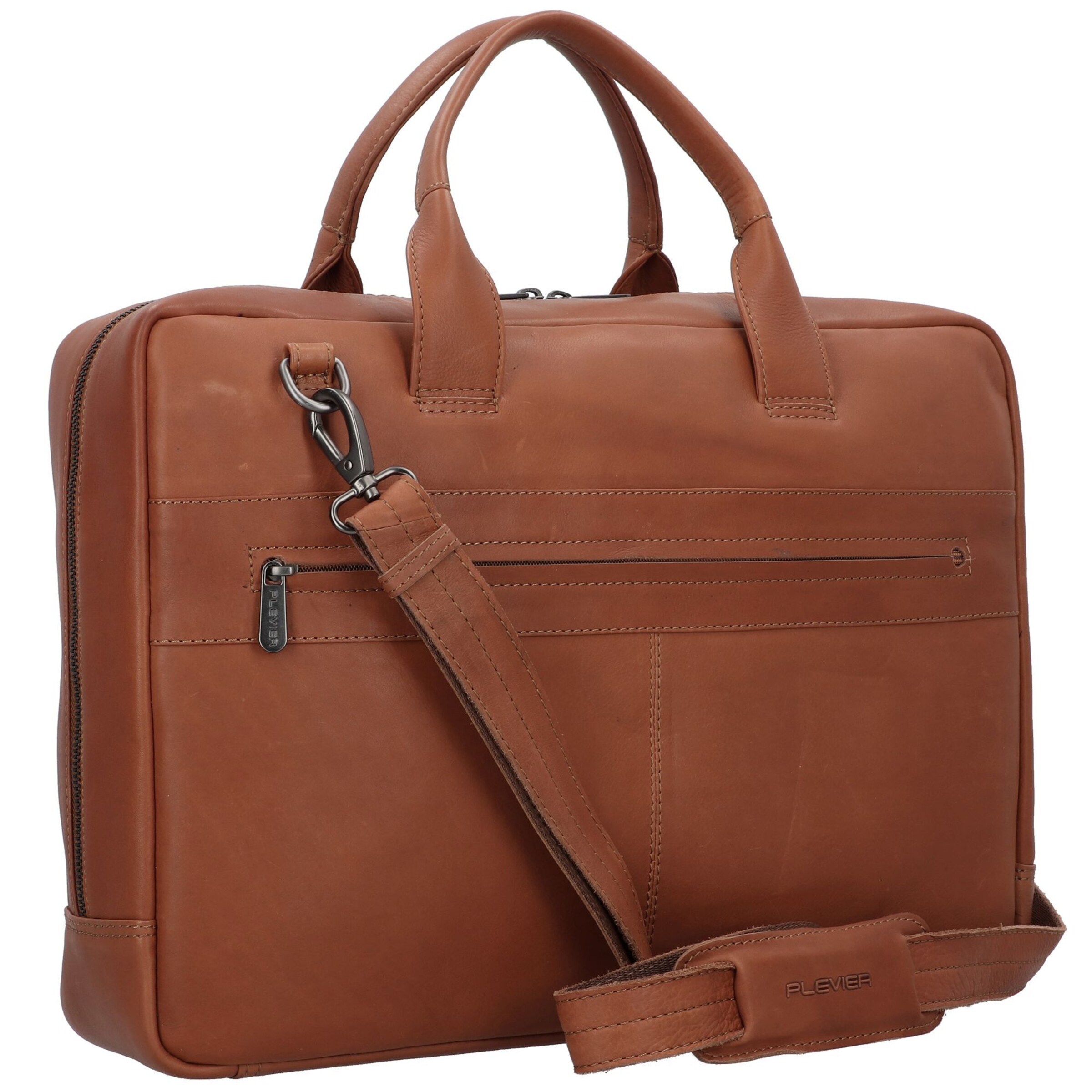 Plevier Document Bag in Brown