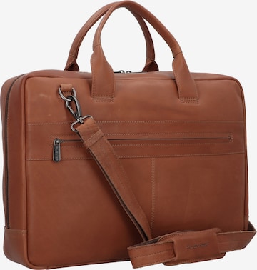 Plevier Document Bag in Brown