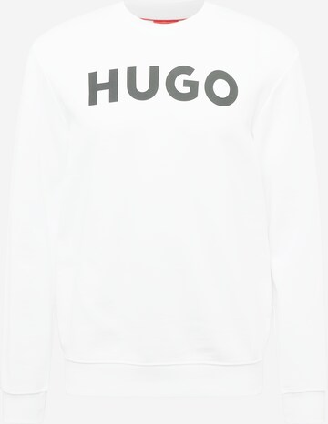 HUGO Sweatshirt 'Dem' in White: front