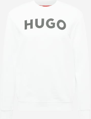 HUGO Sweatshirt 'Dem' in White: front
