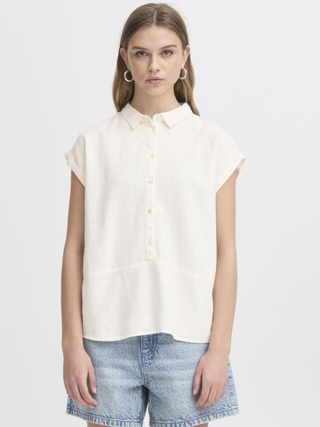 Camicia da donna ' IHLINNO ' di ICHI in bianco