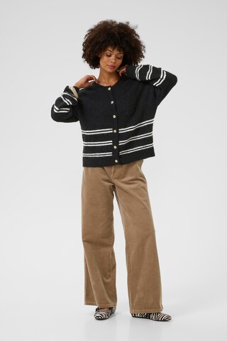 CULTURE Gebreid vest 'Bernie Cacheia' in Zwart