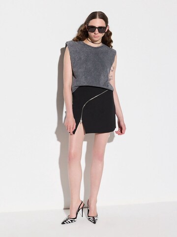 No Matter What Top – šedá