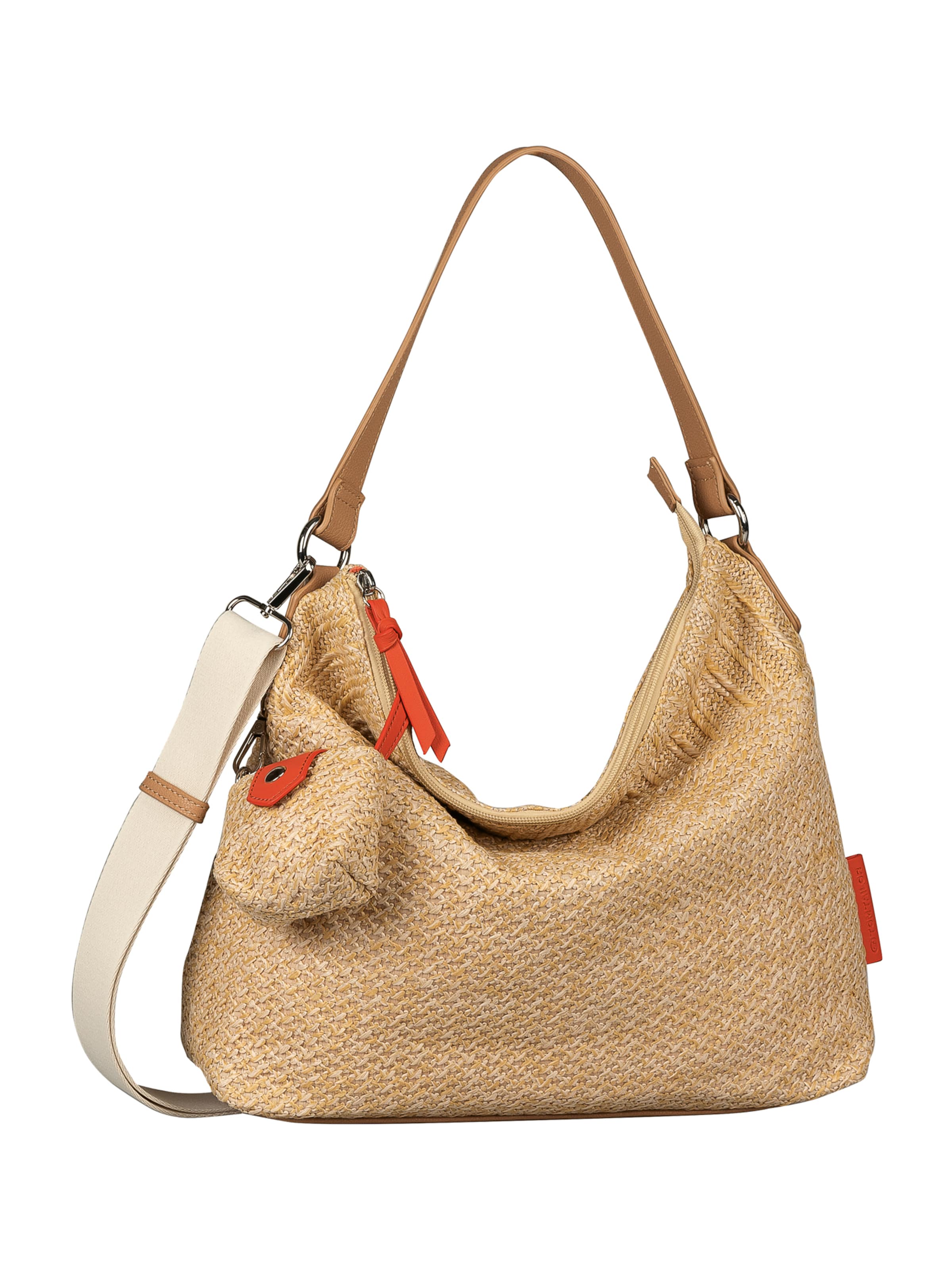 TOM TAILOR Skuldertaske 'Vanya' i beige: forside