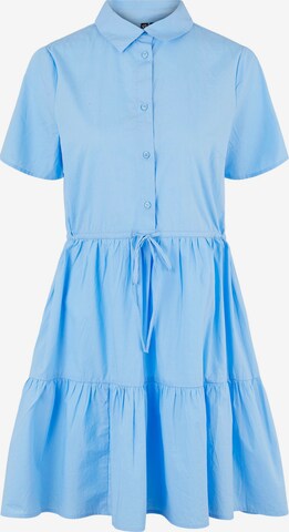 Robe-chemise 'Valdine' PIECES en bleu : devant