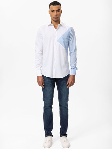 By Diess Collection Regular fit Button Up Shirt in White