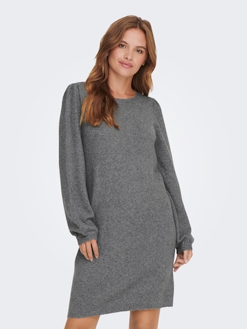 ONLY Knit dress 'RICA' in Grey: front