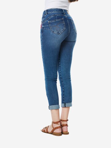 Skinny Jean KOROSHI en bleu