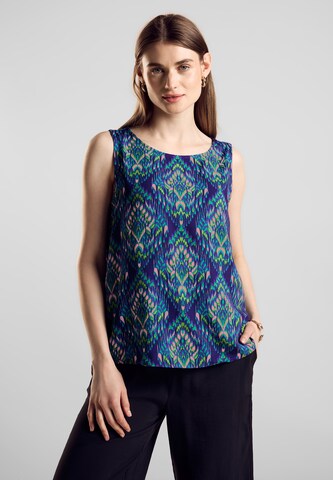 STREET ONE Blouse in Blue: front
