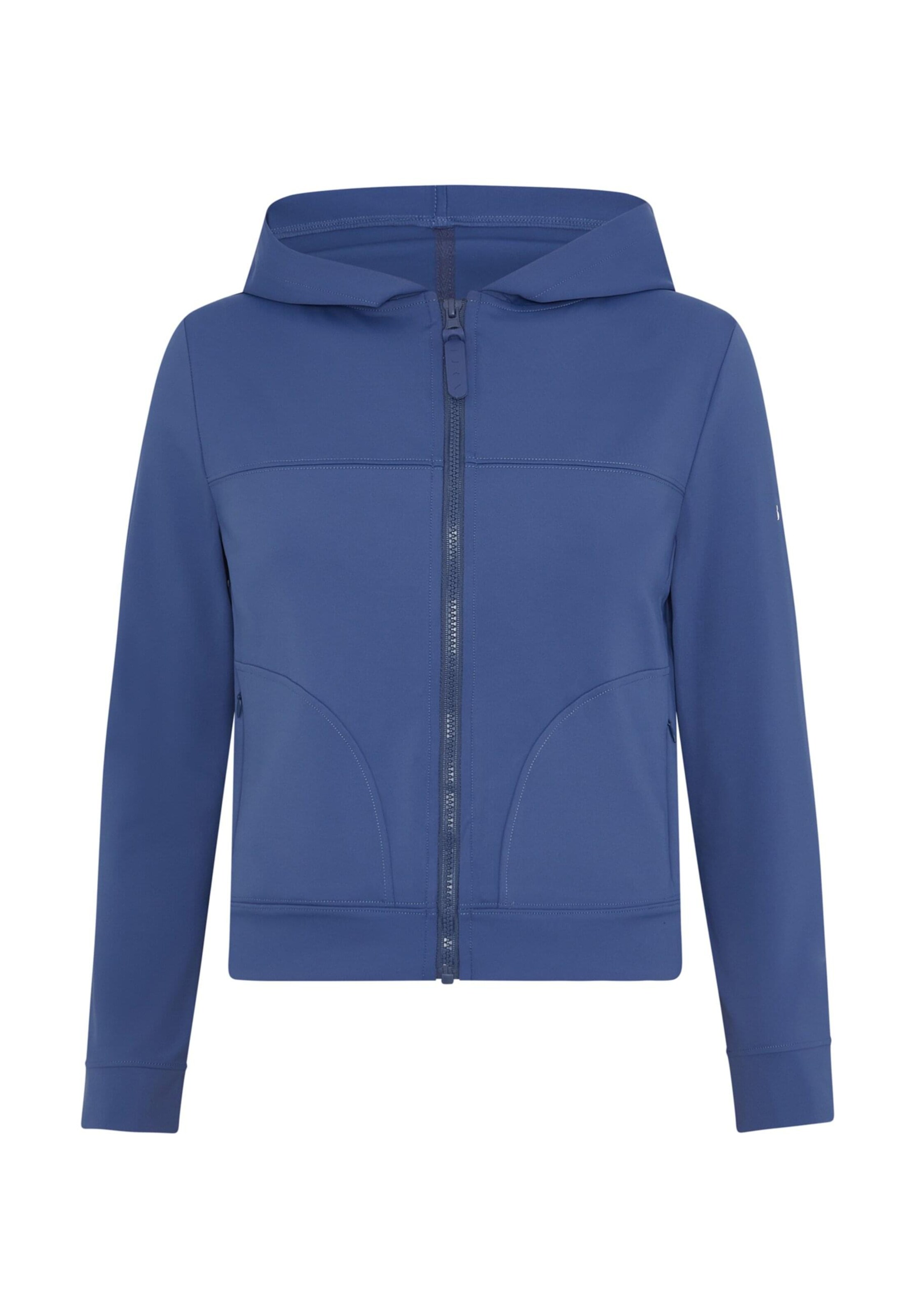 Born Living Yoga Top 'Nova' in Blauw: voorkant