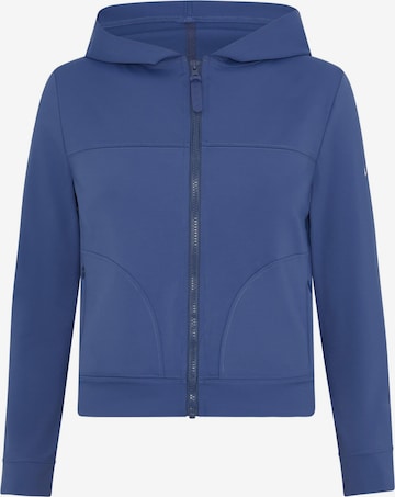 Born Living Yoga Sports sweat jacket 'Nova' in Blue: front
