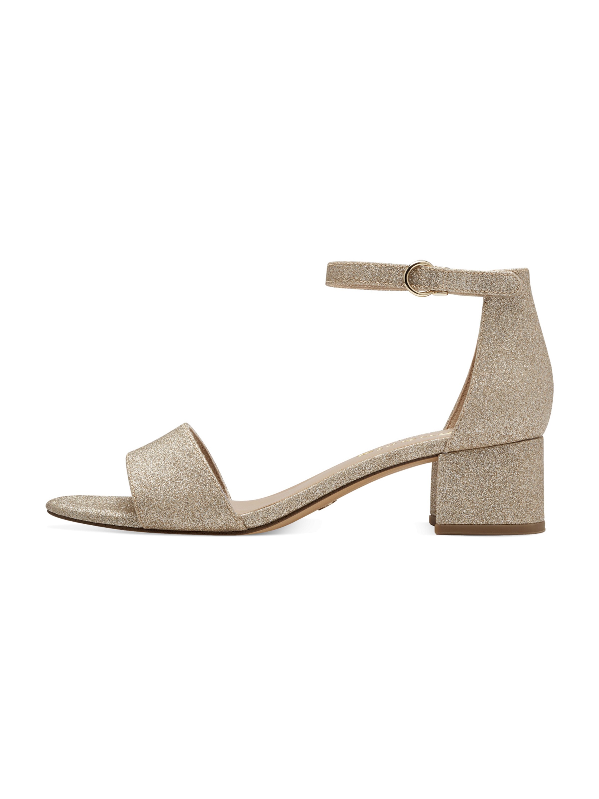 Sandales à lanières Tamaris en or