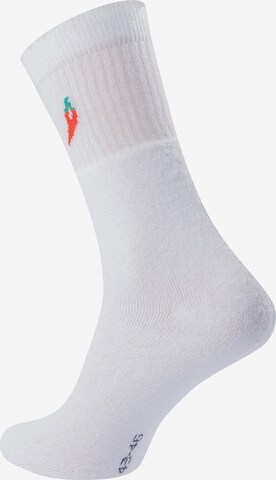 Chili Lifestyle Socken ' Sport ' in Weiß