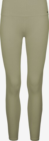 SNOCKS Skinny Workout Pants in Green: front