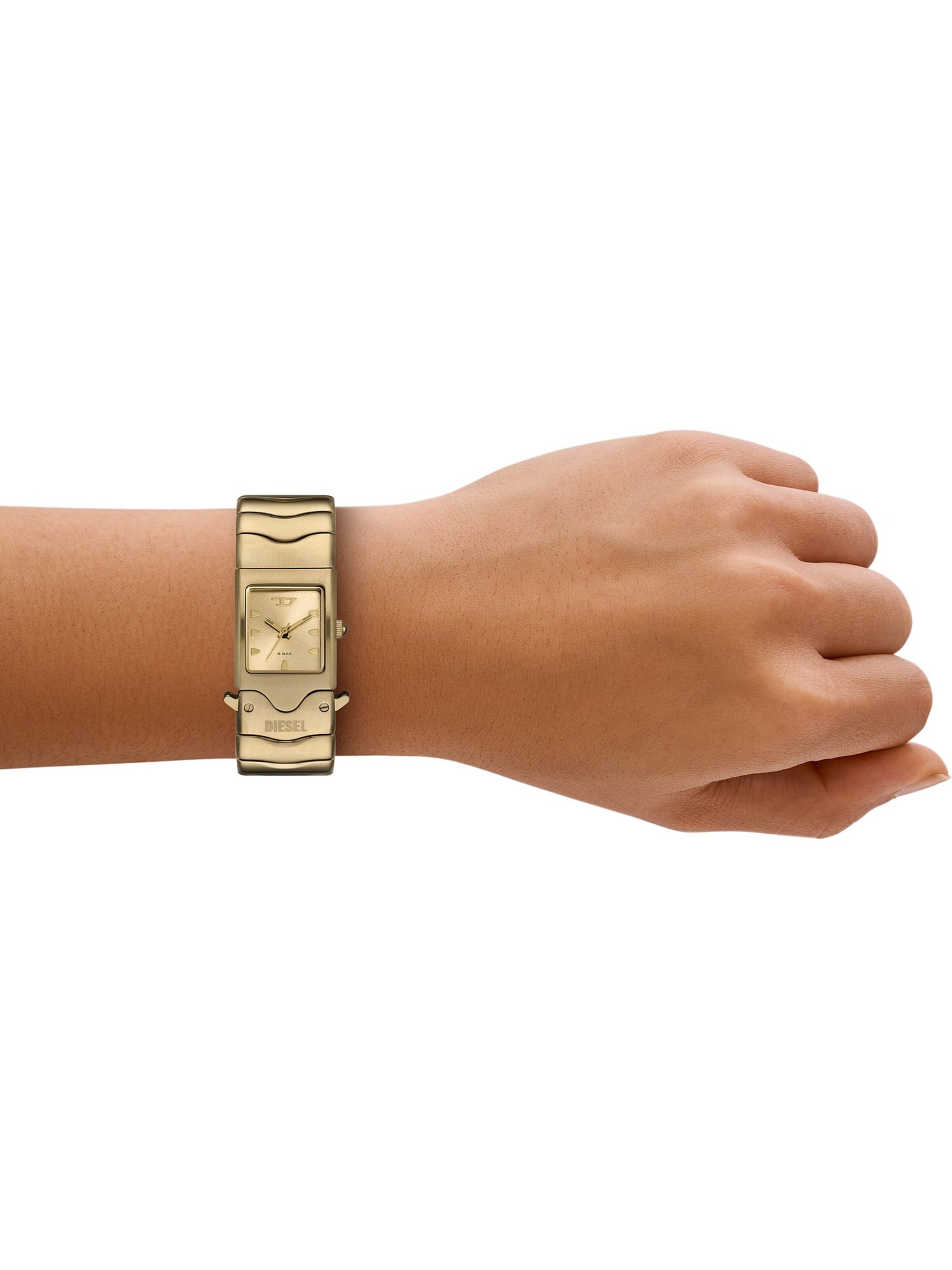 DIESEL Analoguhr 'Closer' in Gold