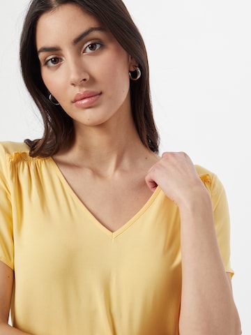 Maglietta 'NADS' di VERO MODA in giallo