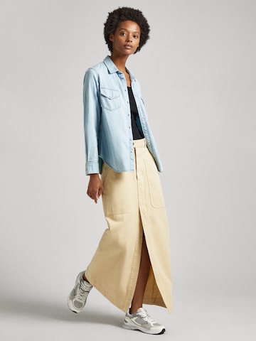 Pepe Jeans Skirt 'Shelby' in Beige