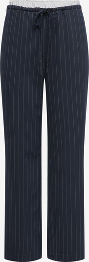 ONLY Pantalon en bleu marine / blanc, Vue avec produit