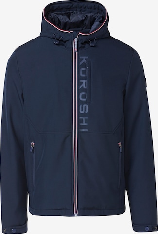 KOROSHI Kurtka przejściowa w kolorze niebieski: przód