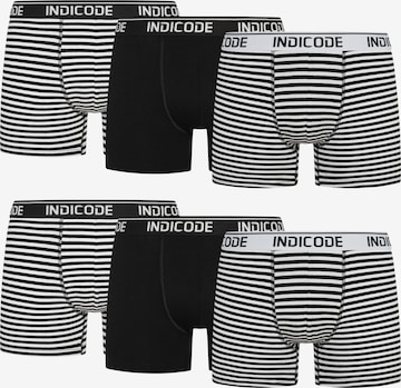 INDICODE JEANS Boxer shorts ' Milano ' in Black: front