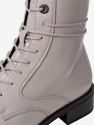 TAMARIS Lace-Up Ankle Boots in White