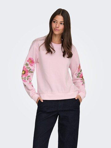 JDY Sweatshirt 'JDYPARIS' in Pink: front